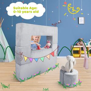 Children's <b>Sofa</b> Set Multi Functional Segmented Cushion High Density Sponge Educational Building Blocks For <b>Kids</b> 0-10 Years Old - Product Image 1