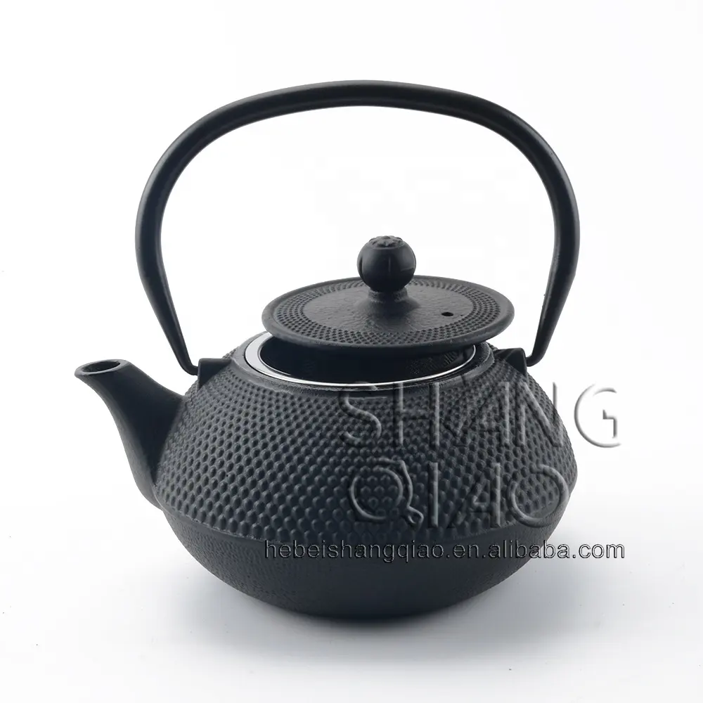 Cast Teiera di Ferro, 0.9L Giapponese Teiera Piano Cottura Tea Pot, Ghisa Bollitore per il Tè con Infusore/Colino