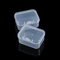 Boîte de rangement transparente en plastique pour bijoux, bouchons d'oreilles, accessoires de pêche et quincaillerie, pour organisation de bureau