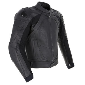 Chaqueta de cuero acolchada de goma armadura de motorista de motocicleta - Product Image 2