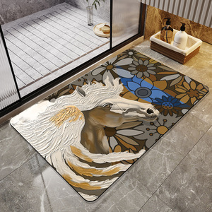 Nghệ thuậ t-in Diatomite tầng mat-thấm không trượt tắm thảm cho lối vào nhà vệ sinh phòng tắm vòi sen - Product Image 1