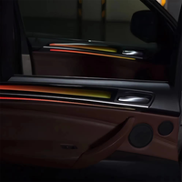 Pour BMW X5 (E70) X6/E71 2008-2013 Éclairage d'ambiance intérieur de voiture LED 12V de haute qualité avec symphonie de ciel étoilé dynamique 64 couleurs