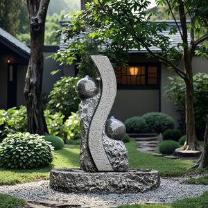 Petites fontaines d'eau <span class=keywords><strong>de</strong></span> jardin personnalisables <span class=keywords><strong>Bassin</strong></span> extérieur <span class=keywords><strong>en</strong></span> <span class=keywords><strong>pierre</strong></span> <span class=keywords><strong>de</strong></span> granit pour les décorations d'aménagement paysager - Product Image 5