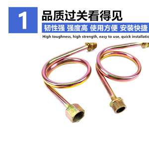 เกจวัดแรงดันเหล็กแบบโค้งงอ M14 20*1.5 90 องศา สำหรับเกจวัดแรงดันในหม้อไอน้ำ - Product Image 3