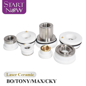 Startnow TONY Porta-Ugello <span class=keywords><strong>Laser</strong></span> Dia.28/32mm Anello in Ceramica 3D Dia.20.6 M8 Anello in Ceramica MAX/CKY/EC Ricambio per Testa di <span class=keywords><strong>Taglio</strong></span> <span class=keywords><strong>Laser</strong></span> a Fibra - Product Image 1