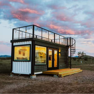 Casa Contenedor Moderna Amueblada de 2 Dormitorios con Oficina en Casa para Alojamiento de Maestros Cerca del Campus - Product Image 1