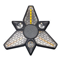 Nouvelle Lumière de Scène Rotative Rétro à Trois Feuilles 2026 pour Bars, KTV, Discothèques Intérieures et Pistes de Danse (110-220V)
