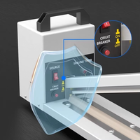 Nouvelle machine de scellage thermique semi-automatique électrique haute puissance pour les canettes de boissons et d'aliments, facile à utiliser, 110V/220V, film plastique PE/PVC