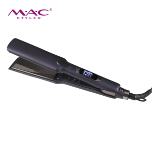 Lisseur de <span class=keywords><strong>cheveux</strong></span> électrique vibrant à la kératine, ionique, antistatique, 480F, écran LCD, plaque en titane nano de 1,2 pouce, usage domestique - Product Image 1