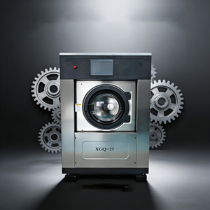 Lavadora Industrial Eléctrica de Acero Inoxidable Totalmente Automática para Uso en Hoteles, Capacidad de 15-30 kg, para <span class=keywords><strong>Lavandería</strong></span> de <span class=keywords><strong>Autoservicio</strong></span> al Aire Libre - Product Image 4