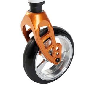 Horquilla giratoria de aluminio de alta precisión personalizada CNC para silla de ruedas eléctrica - Product Image 1