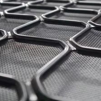 Grilles de sécurité modernes en aluminium Amplimesh Diamond Écran de sécurité protecteur résistant aux insectes pour porte et fenêtre