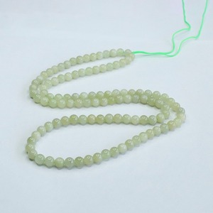 Hetian Ngọc & Nga jasper phật hạt Vòng đeo tay vòng cổ-màu xanh lá cây 6mm, 108 hạt, Chất lượng cao - Product Image 3