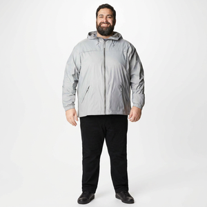 <b>Men</b> Canvas Skin Coats Fashion Outdoor Breathable Anti-UV Sun Proof Windbreaker <b>Jacket</b> with Stand Collar - Product Image 1