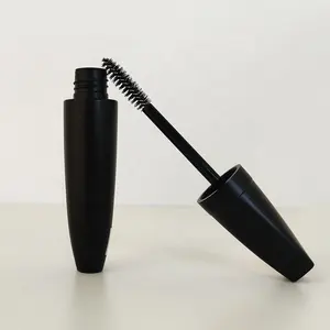Matte black vazio rímel tubo atacado cosméticos embalagem plástico rímel garrafa luxo rímel recipiente