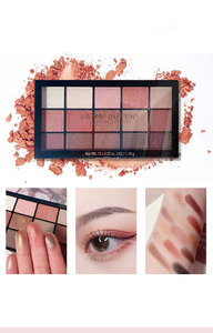 สินค้าขายดี อายแชโดว์พาเลท 15 สี อายแชโดว์พลาสติก บรรจุภัณฑ์ maquillaje เป็นนายกเทศมนตรี อายแชโดว์เคลือบมังสวิรัติ - Product Image 6