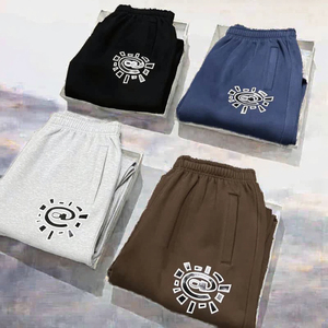 High Quality Fashion Design Brand ADWYSD <b>Men's</b> Mid Straight <b>Cargo</b> Sunner Print Canvas Vintage Midweight Casual Sweatpants Sports - Product Image 3