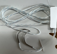 Fil de suture en fibre UHMWPE à surface lisse et haute résistance, non résorbable, tressé, pour chirurgie