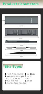 ชุดดอกไขควง <span class=keywords><strong>S2</strong></span> 30 in 1ใหม่ชุดเครื่องมือ parafusadeira ความแม่นยำในกระเป๋า - Product Image 6