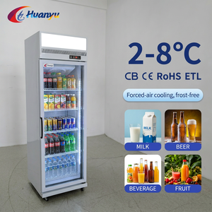 Vetrina Refrigerata Verticale Commerciale per Bevande, Frigorifero e <span class=keywords><strong>Congelatore</strong></span> con Porta in Vetro per Supermercati - Product Image 2