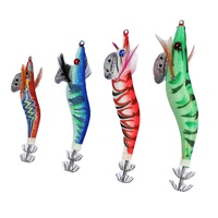Grand jeu lumineux calmar crochet gabarits attirail nageur poulpe leurre avec Spinner réaliste pêche bois crevettes