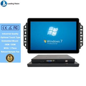 Nouvel écran tactile capacitif industriel de <span class=keywords><strong>10</strong></span>,1 pouces, interfaces USB DVI VGA HD, étanche IP65, haute luminosité, écran LCD - Product Image 1