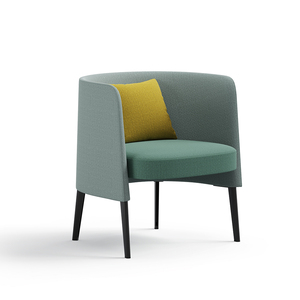 Silla de Salón Moderna y Resistente para Hotel, Estructura Interior de Madera Maciza, Patas con Recubrimiento en Polvo, Uso Comercial para Cafetería, Escuela, Apartamento - Product Image 1