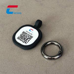 Etiqueta Inteligente de Identificación para Mascotas con Código QR Personalizado, Impresa, 13.56MHz NTAG213 NFC, Llavero de Silicona, Rastreador Antipérdida para Perros - Product Image 4