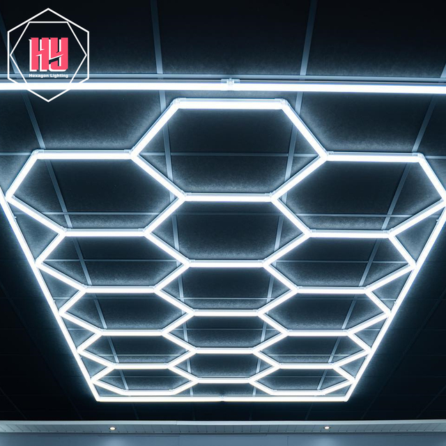 HanYin Geometric Design DIY High Lightness Hexagonal Led Light for Ceiling Decorative Garage Lighting