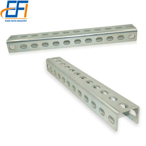 Profil en <span class=keywords><strong>u</strong></span> galvanisé, fendu, support en <span class=keywords><strong>acier</strong></span>, offre spéciale, prix d'usine - Product Image 3
