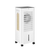 Kipas Pendingin Air AC Portabel Listrik Baru dengan Tangki Air Besar untuk Penggunaan Mobil/RV/Garasi, Kontrol Remote, 3 Kecepatan, Timer, Bersertifikasi CE