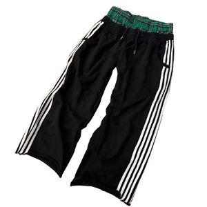 Özelleştirilmiş satış sokak tarzı yan çizgili <span class=keywords><strong>Sweatpants</strong></span> eski alt uzun çift bel <span class=keywords><strong>Sweatpants</strong></span> koşu erkekler - Product Image 2