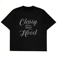 Transferts thermocollants personnalisés en strass, design tendance pour T-shirt