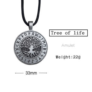 Collier Rune Viking de vie du monde <span class=keywords><strong>celtique</strong></span>, bijou à breloque <span class=keywords><strong>nordique</strong></span> en plastique, de la <span class=keywords><strong>mythologie</strong></span> scandinave, accessoire - Product Image 2