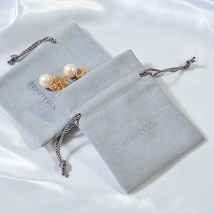 Sac d'emballage pour bijoux en microfibre personnalisé pour le rangement des bijoux - Product Image 3