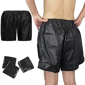PSH Men's Mid-Rise Underwear with Disposable <strong>Black</strong> Underarm Sweat Pad Printed <strong>Boxer</strong> <strong>Shorts</strong> Style - Product Image 5