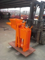 Machine à fabriquer des blocs de terre cuite à emboîtement manuel haute résistance QMR1-40, machine à fabriquer des briques