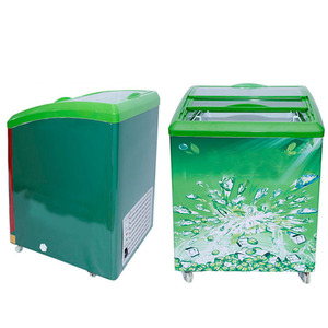 Vitrine de congélateur à crème glacée à porte coulissante plate de qualité supérieure pour la vente en gros commerciale - Product Image 6