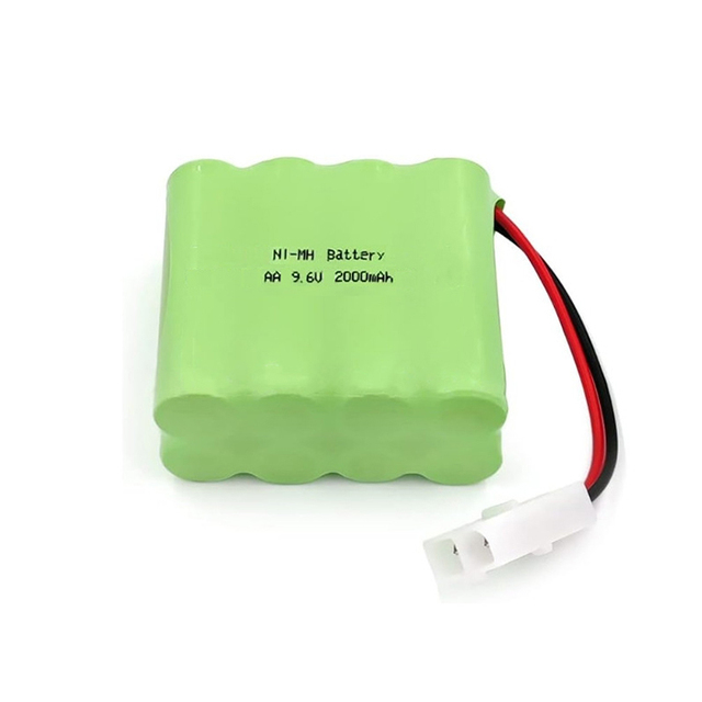 9.6V Ni-MH Rechargeable Battery AA Size 2000mAh 2200mAh 2400mAh 2500mAh 8S1P Ni Mh Batteries Pack with Plug