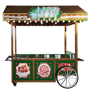 Puesto de supermercado móvil, puesto de pie, carrito de coche, congelador de helados, coche a la venta - Product Image 2