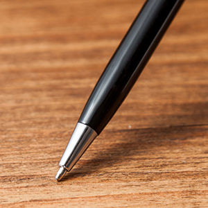 Stylo à bille fin en acier inoxydable - Product Image 5