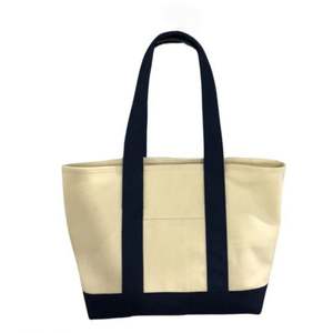 Custom Printed Logo Reusable Canvas Cotton Bag for Girls Ladies Shopper - Product Image 1