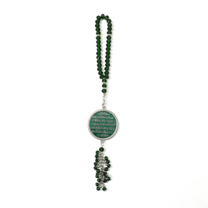 Ramadan Islamischer Auto-Rückspiegelanhänger, groß, aus Legierung mit blinkendem Design, langlebiges muslimisches Geschenk, <span class=keywords><strong>Selan</strong></span> 25cm - Product Image 4