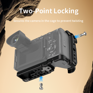Quick Release Full Camera Cage Video Camera <span class=keywords><strong>Rig</strong></span> Voor Sony Fx2 Camera Met Koude Schoen En Nato Rail - Product Image 4