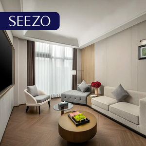 Solusi Turnkey Mewah Proyek Hotel Bintang 5 Kamar Tidur Modern Set Tempat Tidur Hotel Berkualitas Tinggi Furnitur Apartemen Panel Kayu - Product Image 3