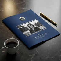 Service d'impression de brochures professionnelles à faible coût, avec reliure à cheval, pelliculage et impression couleur intégrale (OEM)