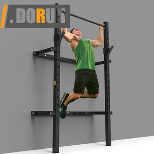 Estación multifunción <span class=keywords><strong>de</strong></span> pie independiente Power Squat Rack montado en la <span class=keywords><strong>pared</strong></span> con J-Cups Brazos <span class=keywords><strong>DE</strong></span> SEGURIDAD <span class=keywords><strong>Barra</strong></span> <span class=keywords><strong>de</strong></span> tracción <span class=keywords><strong>para</strong></span> ejercicio <span class=keywords><strong>de</strong></span> peso corporal - Product Image 6