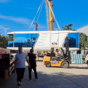 Cabine de toilettes de luxe à porte coulissante pour salle de bain, douche portable, toilettes, remorque sanitaire - Product Image 5