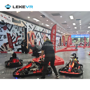 Leke VR trẻ em kinh doanh đua xe điện Go-Kart thiết bị giải trí giá thực tế hỗn hợp đi karting cho trẻ em - Product Image 5
