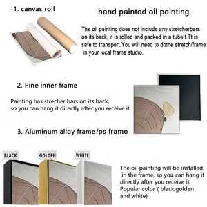 <span class=keywords><strong>Peinture</strong></span> d'art mural sur toile faite à la main tableau de ville moderne peint à la main paysage <span class=keywords><strong>abstrait</strong></span> bâtiment <span class=keywords><strong>peinture</strong></span> à l'huile pour la décoration intérieure - Product Image 3